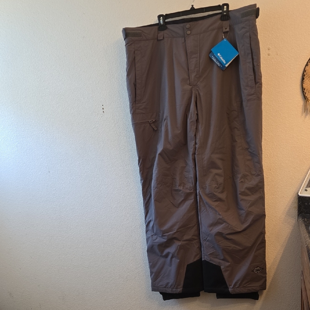 Columbia Men's Black and Brown Outdoor Pants